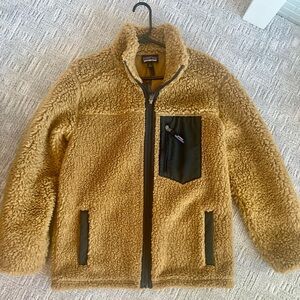 Patagonia Tan Sherpa Fleece Jacket